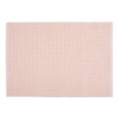 Design Imports Dobby Dots Placemats, Chintz Rose- Set of 4 (754286)-image