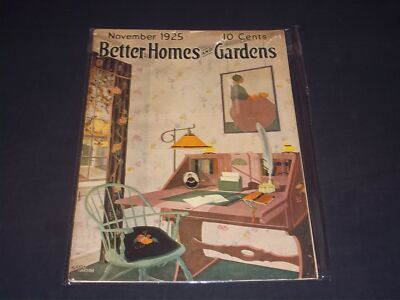 1925 NOVEMBER BETTER HOMES & GARDENS MAGAZINE - FULL PAGE COLOR ADS - L 2863-image