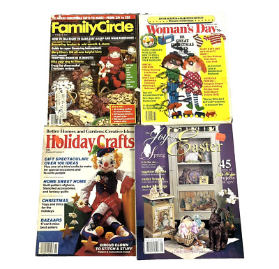 Vintage 4 Piece Magazine Lot Family Circle Woman's Day Better Homes 1983 1985-image