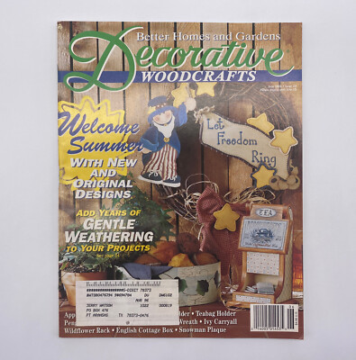 Decorative Woodcrafts Magazine June 1995 With Patterns Better Homes Gardens-image