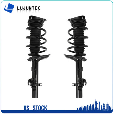 Set (2) Front Complete Struts With Coil Spring For Nissan Rogue FWD 2014-2020-image