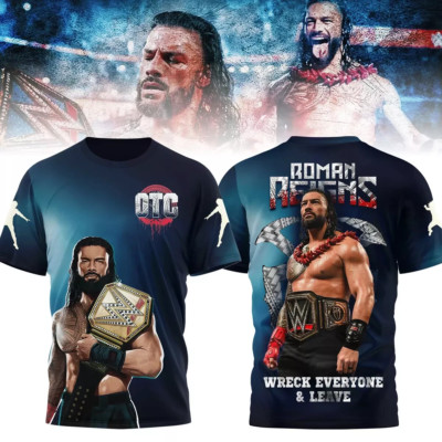 Roman Reigns t-shirt 3D All Over Printed Shirts WWE-image