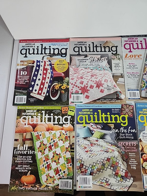 Lot of 10 AMERICAN PATCHWORK QUILTING Magazines Better Homes Gardens -image