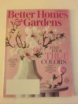 Better Homes & Gardens Magazine April 2020 How To Arrange Flowering Branches-image