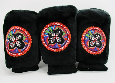 Set Of 3 KISS Rock and Roll Band Over Golf Club Head Covers 1, 3 & X Clubs RARE-image