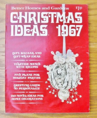 Oversize Better Homes Christmas Ideas 1967 Magazine Bacon Toasties #2-image