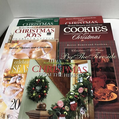 Better Homes and Gardens hardcover lot of 7 christmas themed-image