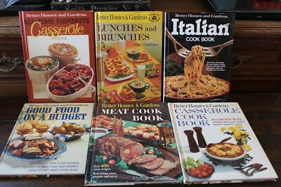 Lot of 6 Better Homes & Gardens HC Cookbooks L#392-image