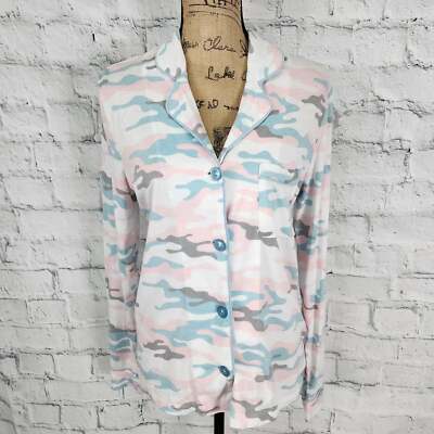 Cozy Zoe Pajama top Sz S camouflage long sleeve A4-image