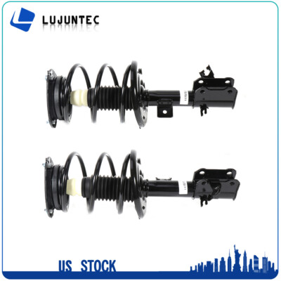 Set (2) Front Complete Struts With Coil Spring For 2009-2014 Nissan Maxima 3.5L-image