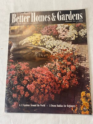 Vintage Better Homes and Gardens February 1945-image
