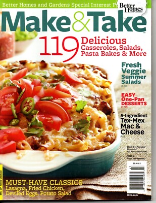 Better Homes & Gardens Make & Take Magazine 2014 Fresh Veggie Summer Salads-image