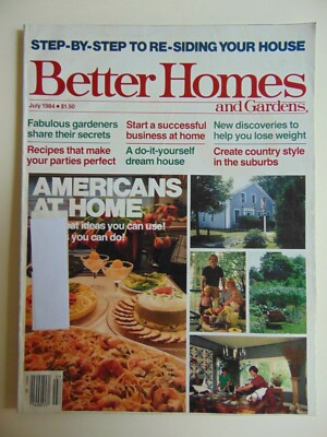 Better Homes and Gardens Magazine July 1984-Garners Secrets,Lose Weight-image