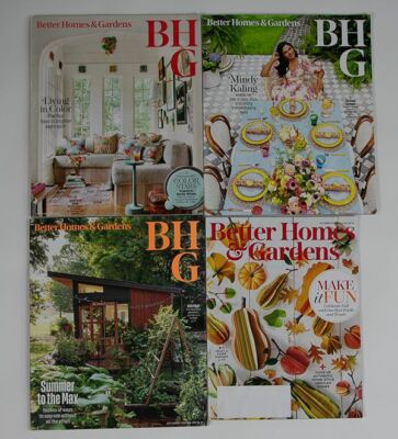 BETTER HOMES & GARDENS MAGAZINES LOT OF 4 2023 2021-image