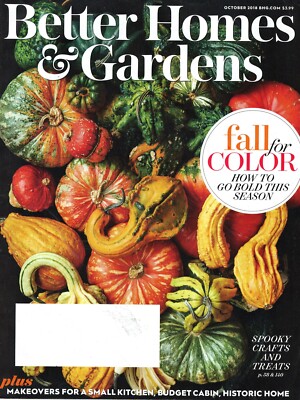 Better Homes and Gardens October 2018  Single Issue Magazine-image