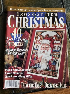 Better Homes and Gardens Cross-Stitch Christmas Charts Vintage 1994-image