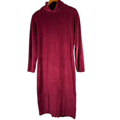 Passport Of Pier 1 Imports Dress Women’s L Velvet Maroon Victorian Whimsical-image