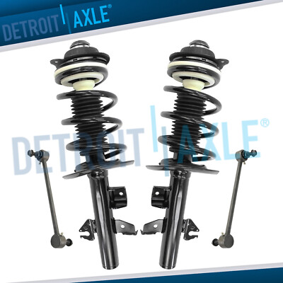 AWD Front Struts w/ Coil Springs Sway Bar Ends Kit for 2014 - 2018 Jeep Cherokee-image