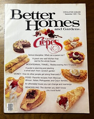 Better Homes & Gardens Sept 1976 DYI women's mag household hints oversized ish-image