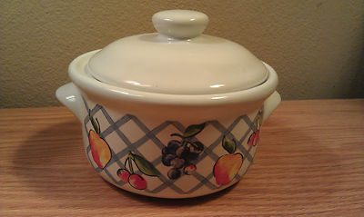 Casserole Bowl with Lid Fruits Design Jay Import-image