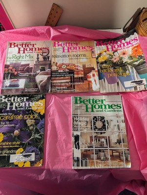 5 lot vintage Y2k 1999 2001 2003 Better Homes and Gardens magazines femora craft-image