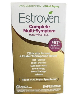 Estroven Complete Menopause Relief Caplets - 28 Count Exp 2026-image