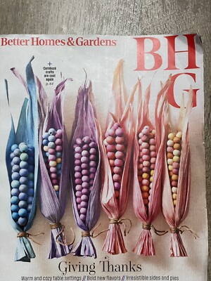Better Homes & Garden Magazine November  2024 Giving Thanks-image