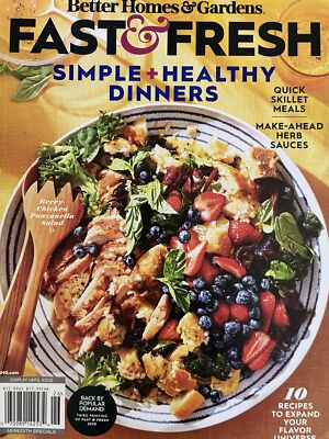 Better Homes And Gardens Magazine – Fast And Fresh – Simple, And Healthy Dinners-image