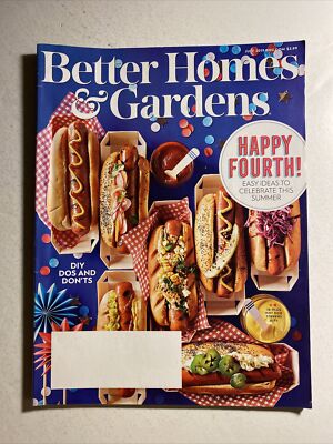Better Homes & Gardens Magazine July 2019 Happy Fourth! Ideas to Celebrate 124p-image