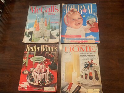 Lot of 4 Vintage 1958 Magazines: McCalls, Better Homes & Gardens, Journal-image
