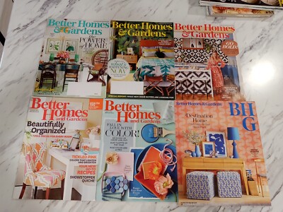 Better Homes And Gardens 6 Magazine Lot-image