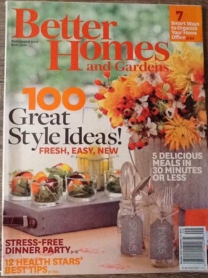 Better Homes and Gardens Magazine September 2013-image