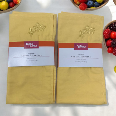Lot 4 x NEW Better Homes & Gardens Cloth Dinner Napkins 18