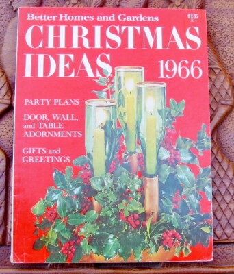 Oversize Better Homes & Gardens Dec Christmas Magazine 1966 Williamsburg #2-image
