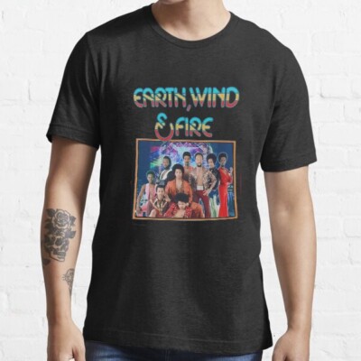 Earth Wind and Fire Band Photo Vintage Unisex T-shirt S - 5XL Multicolor-image