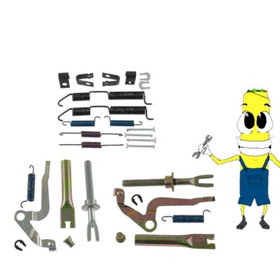 Complete Rear Brake Drum Hardware Kit for Mazda B2200 B2600 1990-1993 RWD-image