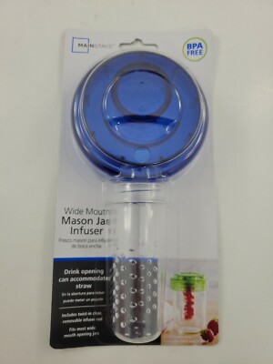 Mainstays Infusor for Wide Mouth Mason Jars, New, BPA Free-image