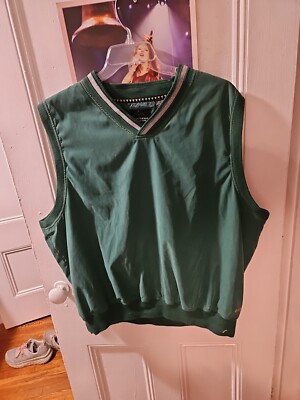 Greg Norman Golf Vintage 90's Windbreaker Vest Outdoor Men's XL -image