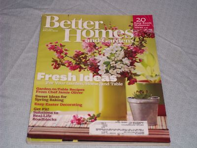 2011 APRIL BETTER HOMES & GARDENS MAGAZINE - FRESH IDEAS FRONT COVER - H 4087-image