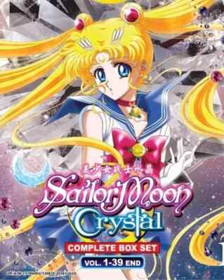 ENGLISH DUBBED Sailor Moon Crystal Complete TV Series(Vol.1-39End)DVD All Region-image