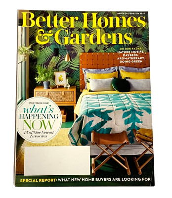 Better Homes & Gardens Magazine The Trends Issue Spring March 2020 Issue LS-image