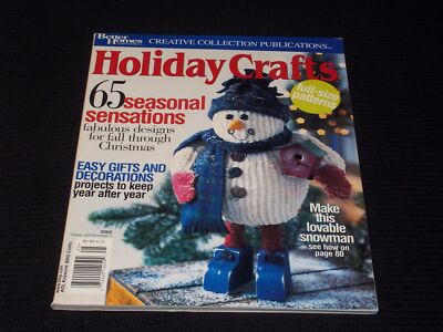 2002 BETTER HOMES & GARDENS HOLIDAY CRAFTS MAGAZINE - E 4525-image