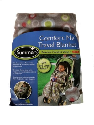 Summer Comfort Me Kid's Soft & Cozy Travel Blanket Gray  1-4 Years-image