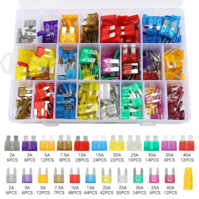 420Pcs Auto Blade Fuse Assortment Kit Set Car Truck Motorcycle Boat Fuses US-image