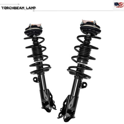  For 2013 2014 2015 Honda Civic Front Pair Complete Shocks & Struts with Spring-image