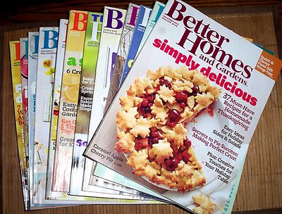 Better Homes and Gardens Magazine Year 2012, 6 Issues-image