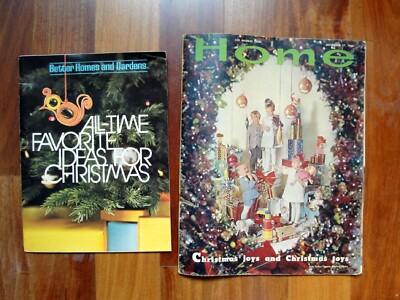 Vtg Better Homes Gardens Christmas Crafts Interior Design 1974 Book LA Times Mag-image