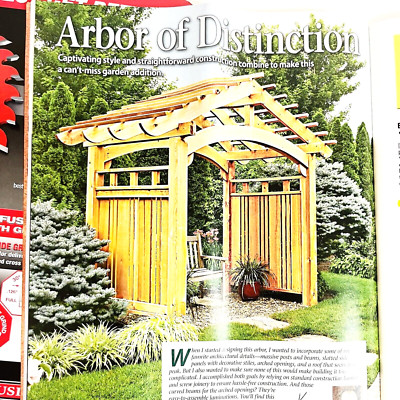 Wood DIY Projects for Home and Shop Mix Lot of 14 Magazines-image