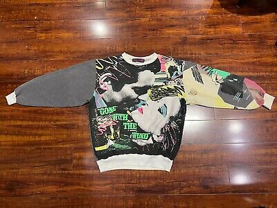 Vintage 80's Gone With The Wind Sweatshirt  All Over Print L-image