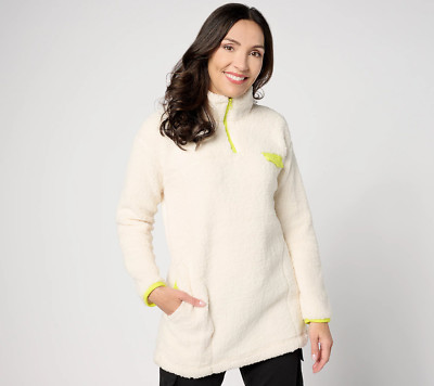 KOOLABURRA by UGG Birch  Half Zip Pullover Soft & Cozy Size L NWOT Ivory-image